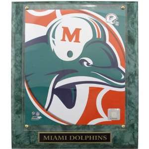  NFL Miami Dolphins 10.5 x 13 Logo Plaque Sports 