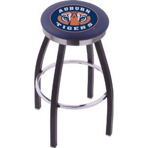  Auburn University Steel Stool with Flat Ring Logo Seat and 