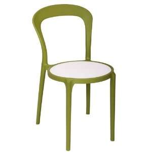  Malibu Chair with Olive Green Resin Fiberglass Frame with 