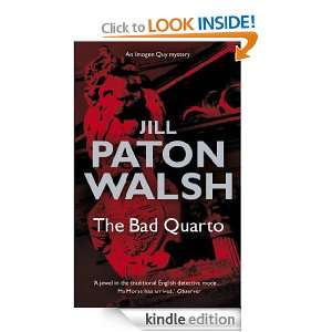 Bad Quarto (Imogen Quy Mystery 4) Jill Paton Walsh  