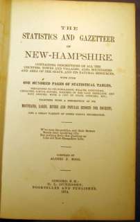 New Hampshire Gazetteer, 1874  