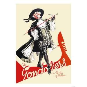 Gilbert & Sullivan The Gondoliers, or The King of Barataria Giclee 