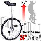 24 wheel durable butyl tire unicycle w stand outdoor $ 59 90 