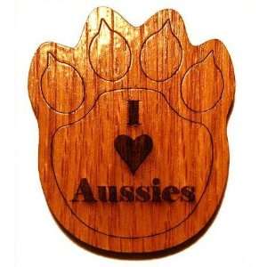  4 inch I Love Aussies Coaster Beauty