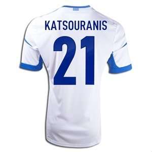  adidas Greece 12/14 KATSOURANIS Home Soccer Jersey Sports 