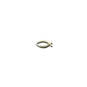 Open Fish Gold Lapel Pin Pack of 12