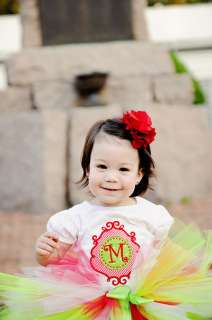 Ornament Applique T Shirt Pictured with Chic Grinch Tutu  