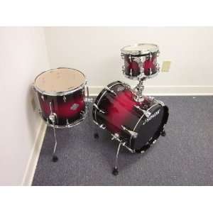  Sonor Select Force Jungle 3pc Drum Set Kit Smooth Red 