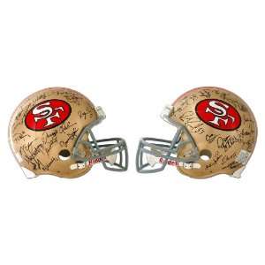  49ERS AUTO (5xSB CHAMPS) (38 SIGS) REP HELMET (G) Sports 