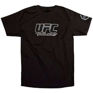  UFC Cage Logo Short Sleeve T Shirt [Black] Sports 