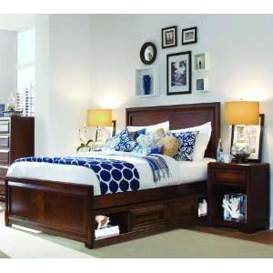  Queen Panel Bed by Lea   Rootbeer Color