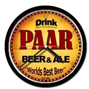  PAAR beer and ale cerveza wall clock 