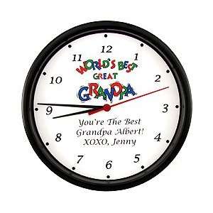  Great Grandpa Gift   Personalized Great Grandpa Clock 