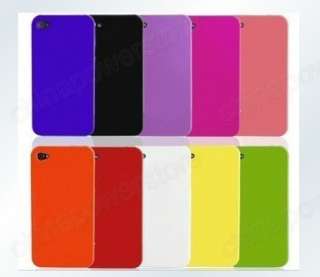 1x MATTE EDGE APPLE IPHONE 4 4S HARD CASE COVER Pink  