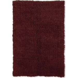  Linon Flokati 3A 2000 Grams Burgundy 3 X 5 Area Rug 