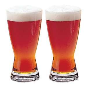  Libbey Beer Glass   Hourglass Pilsner 15 ounce   2 Pack 