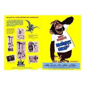   Monkeys Uncle Original Movie Poster, 17 x 13 (1965)