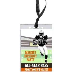  Browns 2 Colored Football All Star Pass Invitation Health 