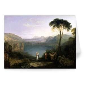 Lake Avernus Aeneas and the Cumaean Sibyl,   Greeting Card (Pack of 
