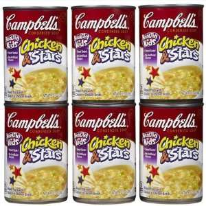 Campbells Chicken With Stars Soup, 10.5 oz, 6 ct (Quantity of 2)