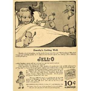  1915 Ad Kewpies Jello Rose ONeill Illustration Genesee 