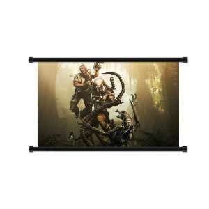  Alien vs Predator Game Fabric Wall Scroll Poster (32 x 20 