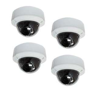  (4) Pack of Professional Weatherproof Dome IR Security 