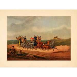   Stagecoach Horse Racing Race   Blackmore Tintex Print