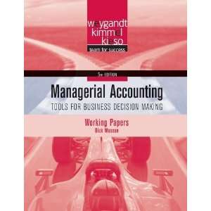   for Business Decision Making [Paperback] Jerry J. Weygandt Books