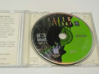 Alien Trilogy Sony Playstation PS1 Game 021481220114  