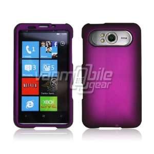 VMG HTC HD7/HD7S   Light Purple Hard 2 Pc Rubberized Plastic Case 