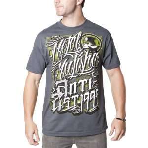 Metal Mulisha Old Skool Mens Short Sleeve Sportswear Shirt w/ Free B 