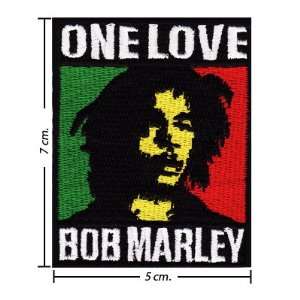  3pcs Bob Marley a Reggae Ska Band Logo VIII Embroidered 