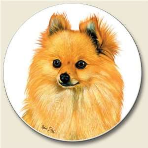  Pomeranian Coaster, Single Coaster for Your Car Kitchen 