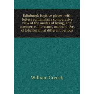  Edinburgh fugitive pieces with letters containing a 