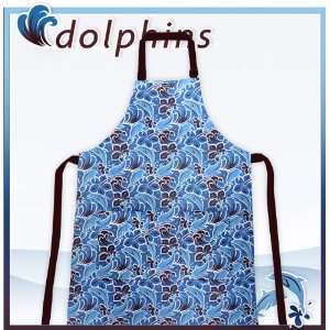  DOLPHINS Apron Cute Dolphin MADE IN USA   TOP RATED for 