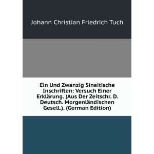   Gesell.). (German Edition) Johann Christian Friedrich Tuch Books