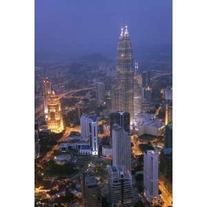  Petronas Twin Towers from Kl Tower, Kuala Lumpur, Malaysia 