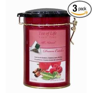 Tea of Life Fruit & Herbal Dream Catcher, 20   Count Pyramid Tea Bags 