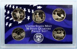  US MINT 50 STATE QUARTERS PROOF SET NEW FROM THE SAN FRANCISCO MINT 