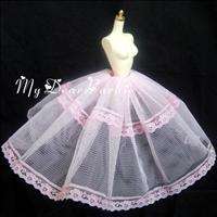 Princess Underskirt for Barbie Dolls, Pink #U32  