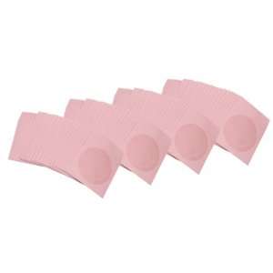  (100) Pink Colored Paper CD / DVD Disc Sleeves With Flap 