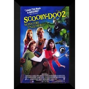 Scooby Doo 2 Monsters 27x40 FRAMED Movie Poster   2004