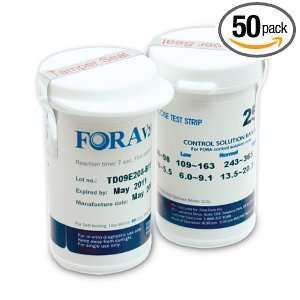  FORA Blood Glucose Test Strips 50 Count Health & Personal 