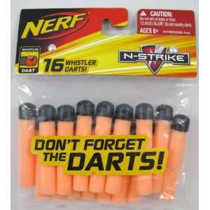  Nerf Whistler Darts 16 Pack Toys & Games