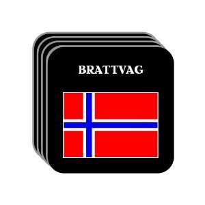  Norway   BRATTVAG Set of 4 Mini Mousepad Coasters 