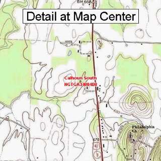   Map   Calhoun South, Georgia (Folded/Waterproof)