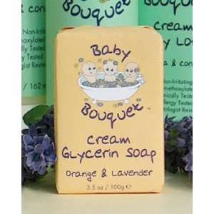  New   BABY BOUQUET 107 W GLYCRIN SOAP ORA   16177 Health 