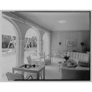   in Palm Beach, Florida. Pool pavilion, to pool 1942