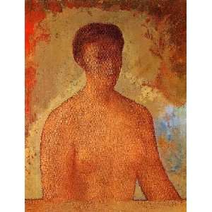   size 24x36 Inch, painting name Eve, by Redon Odilon